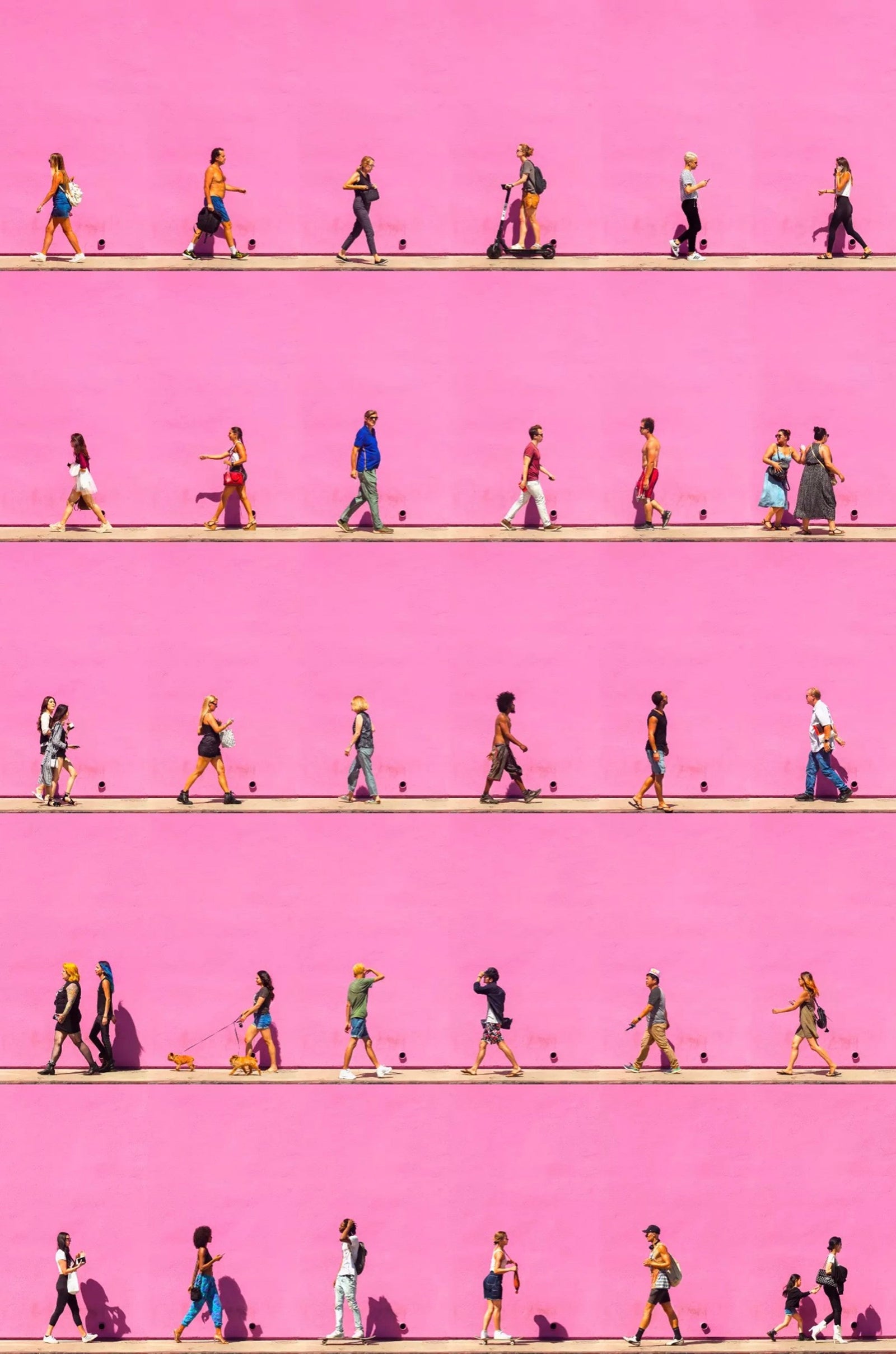 Time Lapse. Melrose, CA