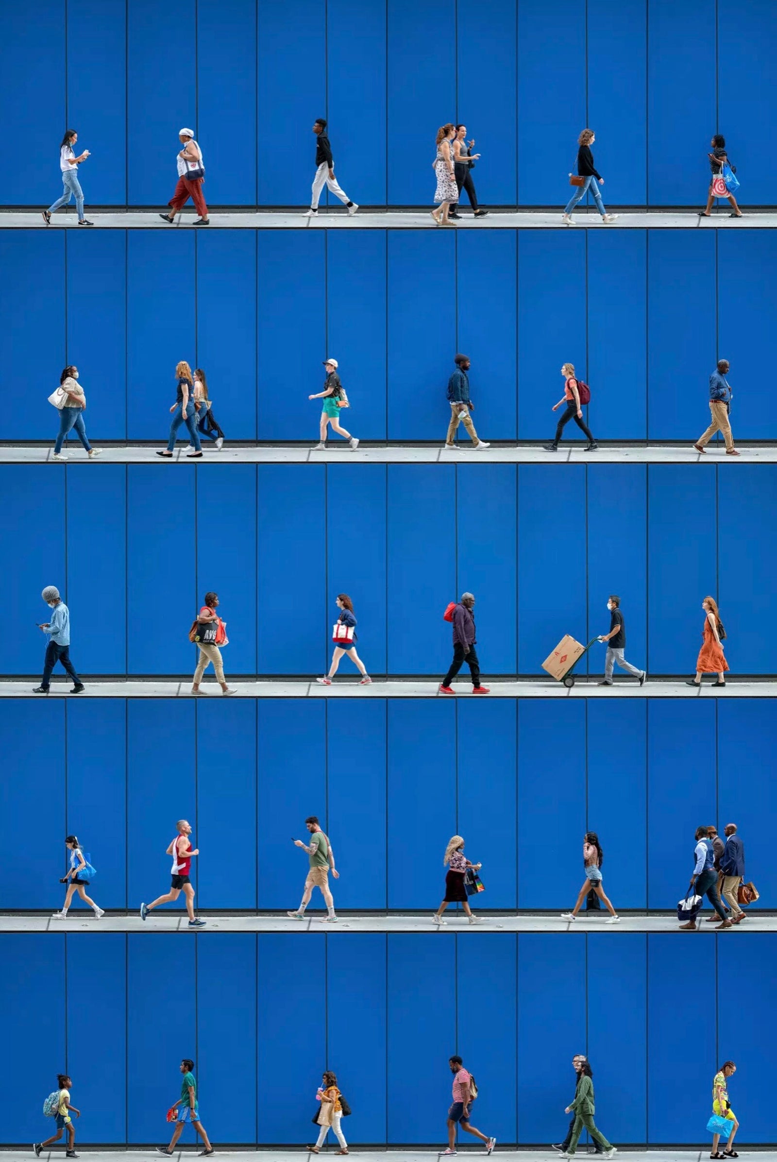 Time Lapse. Hoyt Street, Downtown Brooklyn, NYC