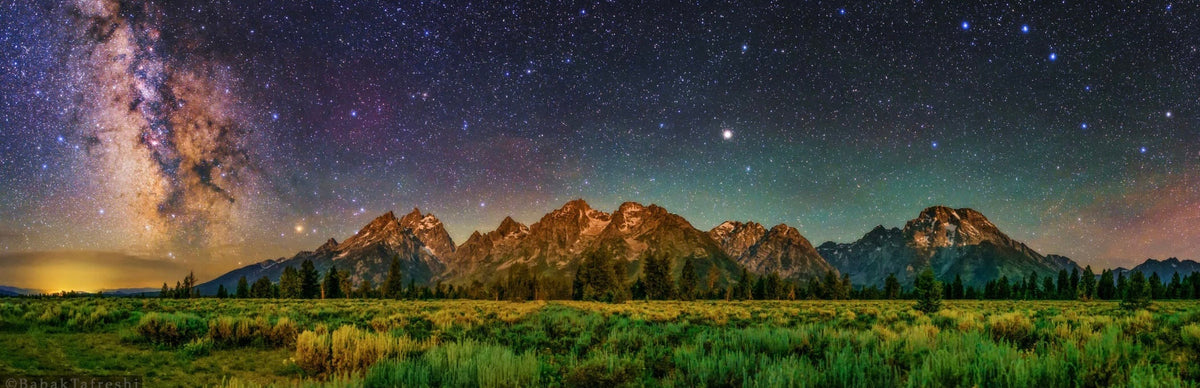 Starry Night of Grand Teton