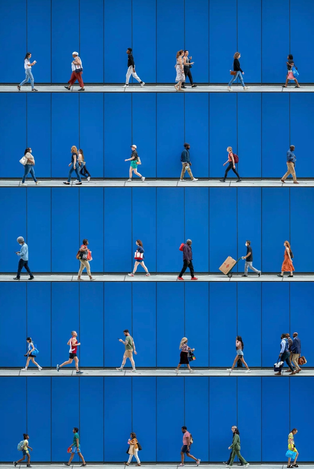 Time Lapse. Hoyt Street Downtown Brooklyn, NYC